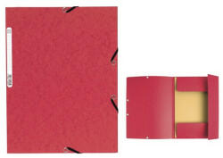 Exacompta Gumis mappa karton Exacompta A/4 355g piros (55305E) - papir-bolt