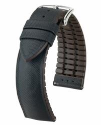 Hirsch Arne Fekete óraszíj - 22mm / L -120/80mm