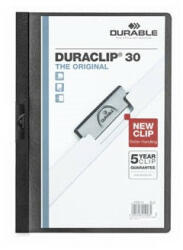 DURABLE Clip-mappa Durable Duraclip A/4 30 lapig fekete (220001) - papir-bolt