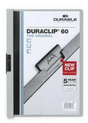DURABLE Clip-mappa Durable Duraclip A/4 60 lapig szürke (220910) - papir-bolt