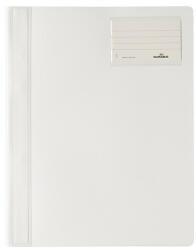 DURABLE Gyorsfűző PVC Durable A/4 azonos előlappal extra széles fehér (250002)