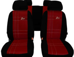 Hyundai Accent (II) Univerzális Üléshuzat S-type Eco bőr bordó színben (7239419)