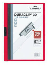 DURABLE Clip-mappa Durable Duraclip A/4 30 lapig piros (220003) - papir-bolt