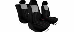  DACIA Logan (I, II) Univerzális Üléshuzat Tuning Due velúr szövet és kárpit kombináció fekete és szürke színben (8931278)