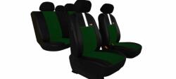 Skoda Rapid (I, II) Univerzális Üléshuzat GT8 prémium Alcantara és Eco bőr kombináció zöld fekete színben (2747959)