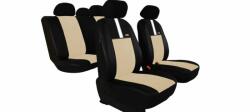 Seat Ibiza (II, III, IV) Univerzális Üléshuzat GT8 prémium Alcantara és Eco bőr kombináció bézs fekete színben (7027729)