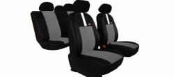 Daewoo Lanos Univerzális Üléshuzat GT8 prémium Alcantara és Eco bőr kombináció világosszürke fekete színben (3696876)