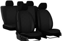 Seat Ibiza (II, III, IV) Univerzális Üléshuzat Forced Eco bőr fekete színben kereszt varrással (1068289)