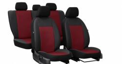 Seat Ibiza (II, III, IV) Univerzális Üléshuzat Pelle Eco bőr bordó fekete színben (4718554)