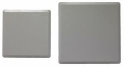 Aerauliqa kt-decor design fém előlap, na150, ral9007, ezüstszürke