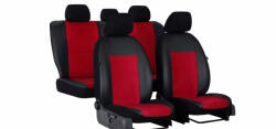 FIAT 125p Univerzális Üléshuzat Unico Eco bőr és Alcantara kombináció piros színben (3589092)
