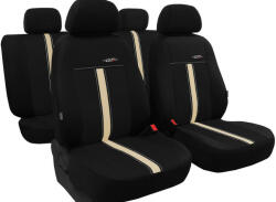 Seat Leon (I) Univerzális Üléshuzat GTR Eco bőr fekete bézs színben (6080790)
