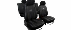 VOLKSWAGEN Jetta (III, IV, V) Univerzális Üléshuzat GT prémium Alcantara és Eco bőr kombináció fekete színben (5629404)