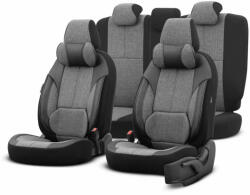 Citroen C4 Grand Picasso OTOM univerzális üléshuzat szett VOYAGER 102 FEKETE SZÜRKE 3-ZIP PRÉMIUM (7648192)