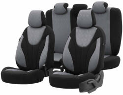 Seat Cordoba OTOM univerzális üléshuzat szett RUBY 1202 SZÜRKE/FEKETE 3-ZIP PRÉMIUM (7846943)