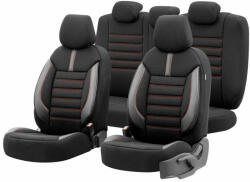  Land Rover Discovery OTOM univerzális üléshuzat szett LIMITED 101 FEKETE/PIROS 3-ZIP PRÉMIUM (3768820)