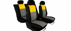  RENAULT Safrane Univerzális Üléshuzat Tuning Due velúr szövet és kárpit kombináció feket szürke és sárga színben (6908516)