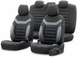  BMW X1 OTOM univerzális üléshuzat szett INDIVIDUAL 203 FEKETE/KÉK 3-ZIP PRÉMIUM (2949553)