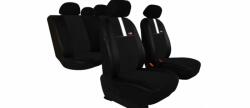  AUDI 80 (B3, B4) Univerzális Üléshuzat GT8 prémium Alcantara és Eco bőr kombináció fekete fehér színben (8902983)