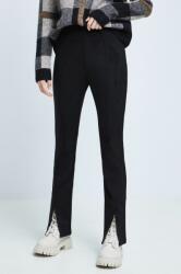 Medicine legging fekete, női, sima - fekete XL - answear - 12 990 Ft