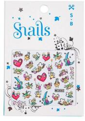 Snails Abțibilduri de unghii - Snails 3D Nail Stickers Perfect Princess