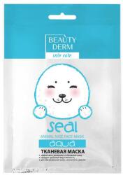 Beauty Derm Mască din țesătură pentru față cu efect hidratant - Beauty Derm Animal Seal Aqua 25 ml Masca de fata