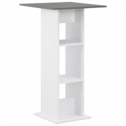 vidaXL Masă de bar, alb, 60 x 60 x 110 cm (280210)