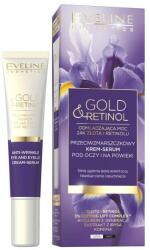 Eveline Cosmetics Cremă ser antirid pentru zona ochilor - Eveline Cosmetics Gold And Retinol Anti Wrinkle Eye Cream-Serum 20 ml