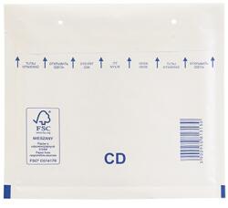 Bluering Légpárnás tasak CD szilikon külső méret 200x175mm, belső méret 180x165mm, Bluering® fehér (LEGPFHCD) - upgrade-pc