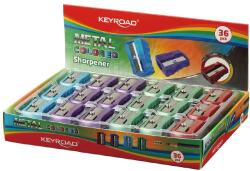 Keyroad Hegyező 1 lyukú fém 36 db/display Keyroad Metal Colourful vegyes színek (38388)