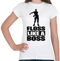 printfashion Floss Like A Boss - Női póló - Fehér (927907)