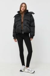 Boss rövid kabát női, fekete, téli, oversize - fekete 40