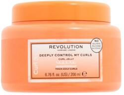 Revolution Beauty Crema pentru Par Cret si Ondulat - Revolution Haircare Deeply Control My Curls Curl Jelly Curl 3+4, 220 ml