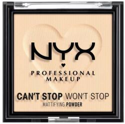 NYX Professional Makeup Pudră compactă matifiantă pentru față - NYX Professional Makeup Can't Stop Won't Stop Mattifying 04 - Medium