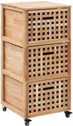 vidaXL Dulap de baie, 41 x 41 x 91 cm, lemn masiv de nuc (247601) - comfy Dulap arhivare
