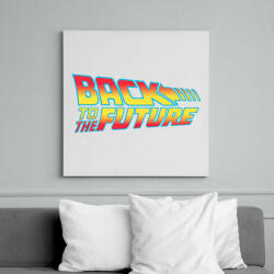 printfashion Back To The Future - Vászonkép - Fehér (6624110)