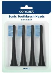 Concept Rezerve pentru periuțe de dinți, 4 - Concept Sonic Toothbrush Heads Soft Clean ZK0007 4 buc