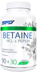 SFD Suplement diety Chlorowodorek Betainy + Pepsyna - SFD Nutrition Betaine HCL + Pepsin 120 buc
