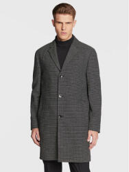 Calvin Klein Gyapjú kabát Statement K10K109952 Fekete Regular Fit (Statement K10K109952)