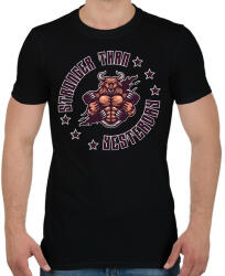 printfashion Stronger - Férfi póló - Fekete (14782144)