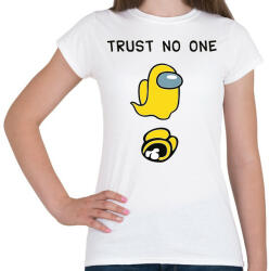 printfashion Among us Trust no one - Női póló - Fehér (4141212)