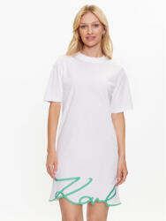 KARL LAGERFELD Hétköznapi ruha Signature 231W1357 Fehér Relaxed Fit (Signature 231W1357)