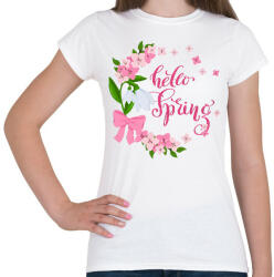printfashion Hello Tavasz - Női póló - Fehér (2388182)