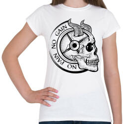 printfashion No Pain No Gain - Női póló - Fehér (1008914)