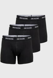 Only & Sons 3 darab boxer Fitz 22023854 Fekete (Fitz 22023854)