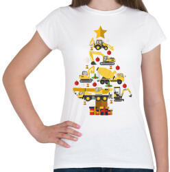 printfashion Markolós karácsonyfa - Női póló - Fehér (14739710)