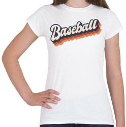 printfashion Baseball - Női póló - Fehér (4751588)