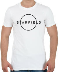 printfashion Starfield - Férfi póló - Fehér (14763411)