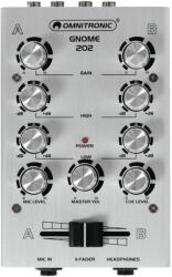 Omnitronic GNOME-202 Mini Mixer silver (10006881)