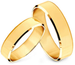 Heratis Forever Fázisos profilú arany jegygyűrű, szélessége 4 mm SKOS004